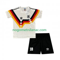 Dres Njemačka Klinsmann 18 1990 Retro Domaći Kratkih Rukava - Dječji