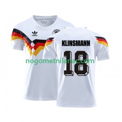Dres Njemačka Klinsmann 18 1990 Retro Domaći Kratkih Rukava - Muški Dres Njemačka Klinsmann 18 1990 Retro Domaći Kratkih Rukava - Muški