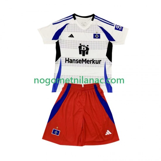 Dres Hamburger SV Domaći 2024-2025 Kratkih Rukava - Dječji