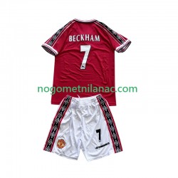 Dres Manchester United Beckham 7 Retro Domaći 1998 1999 Kratkih Rukava - Dječji