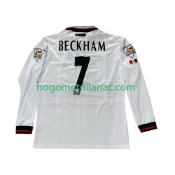 Dres Manchester United Beckham 7 Retro Gostujući 1998 1999 Dugim Rukavima - Muški