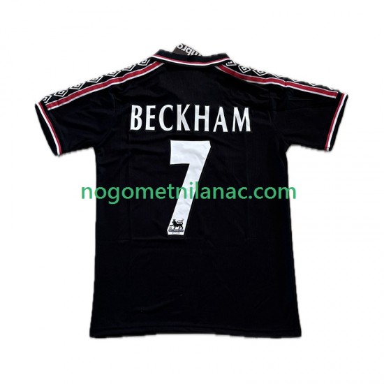 Dres Manchester United Beckham 7 Retro Treći 1998 1999 Kratkih Rukava - Muški