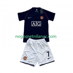 Dres Manchester United Cristiano Ronaldo 7 2007 Retro Gostujući 2008 Kratkih Rukava - Dječji