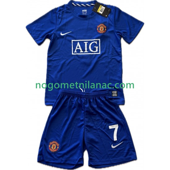 Dres Manchester United Cristiano Ronaldo 7 2009 Retro Treći 2008 Kratkih Rukava - Dječji