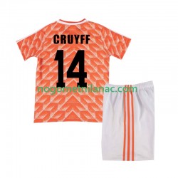 Dres Nizozemska Cruyff 14 1988 Retro Domaći Kratkih Rukava - Dječji