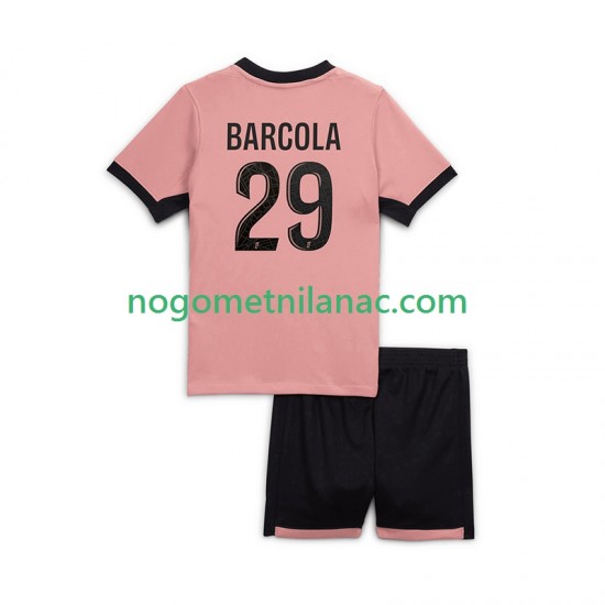 Dres Paris Saint-Germain Bradley Barcola 29 Treći 2024-2025 Kratkih Rukava - Dječji