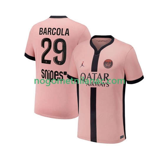 Dres Paris Saint-Germain Bradley Barcola 29 Treći 2024-2025 Kratkih Rukava - Muški