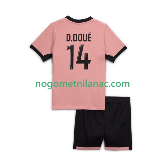 Dres Paris Saint-Germain Desire Doue 14 Treći 2024-2025 Kratkih Rukava - Dječji
