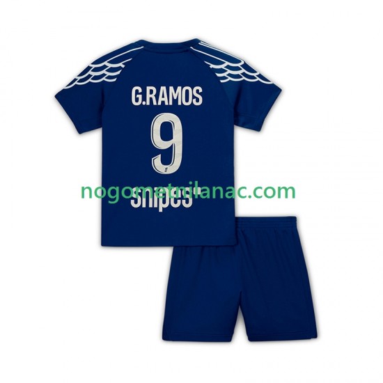 Dres Paris Saint-Germain Goncalo Ramos 9 Četvrti 2024-2025 Kratkih Rukava - Dječji
