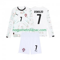 Dres Portugal Cristiano Ronaldo 7 Gostujući 2025 Dugim Rukavima - Dječji Dres Portugal Cristiano Ronaldo 7 Gostujući 2025 Dugim Rukavima - Dječji
