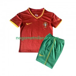 Dres Portugal 2000 Retro Domaći Kratkih Rukava - Dječji Dres Portugal 2000 Retro Domaći Kratkih Rukava - Dječji