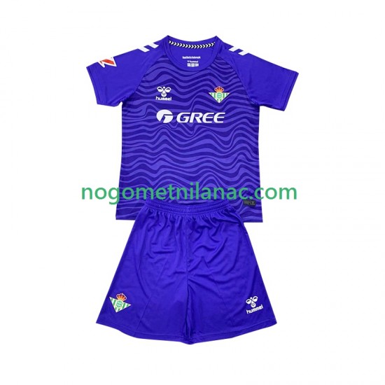 Golmanski Dres - Dres Real Betis Treći 2024-2025 Kratkih Rukava - Dječji