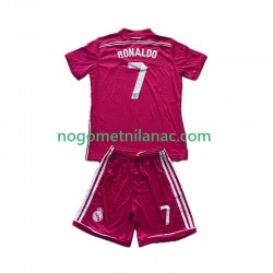 Dres Real Madrid Cristiano Ronaldo 7 2014 2015 Retro Gostujući Kratkih Rukava - Dječji