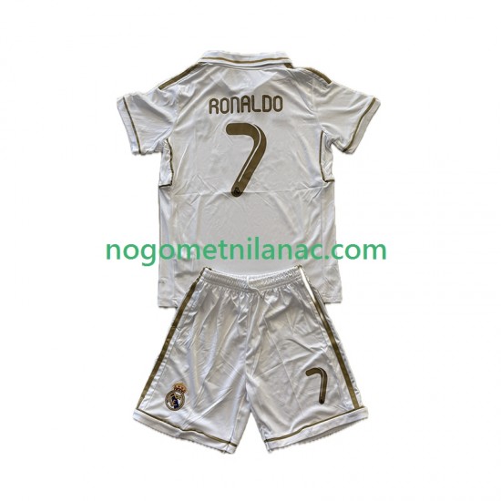 Dres Real Madrid Cristiano Ronaldo 7 2012 Retro Domaći 2011 Kratkih Rukava - Dječji