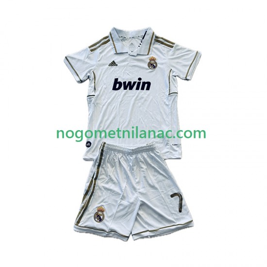 Dres Real Madrid Cristiano Ronaldo 7 2012 Retro Domaći 2011 Kratkih Rukava - Dječji