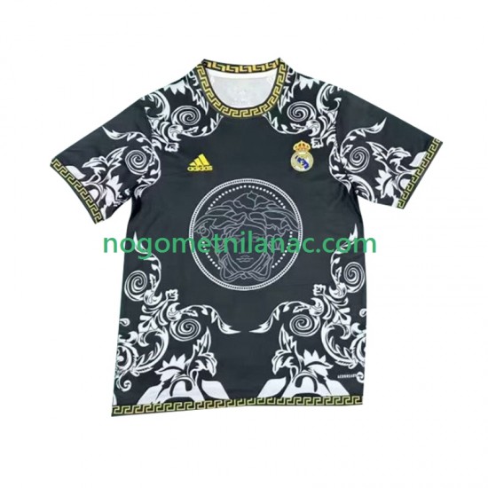 Dres Real Madrid Versace Black Edition Domaći 2024-2025 Kratkih Rukava - Muški