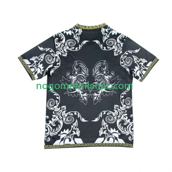 Dres Real Madrid Versace Black Edition Domaći 2024-2025 Kratkih Rukava - Muški
