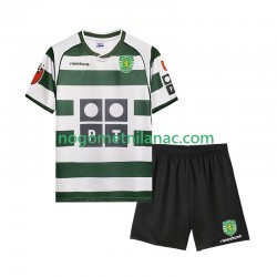 Dres Sporting CP 2001 2003 Retro Domaći Kratkih Rukava - Dječji