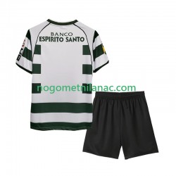 Dres Sporting CP 2001 2003 Retro Domaći Kratkih Rukava - Dječji