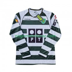 Dres Sporting CP 2001 2003 Retro Domaći Dugim Rukavima - Muški
