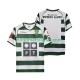 Dres Sporting CP 2001 2003 Retro Domaći Kratkih Rukava - Muški