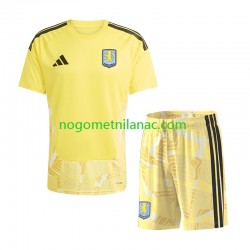 Golmanski Dres - Dres Aston Villa Domaći 2026-2027 Kratkih Rukava - Dječji