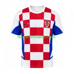 Dres Hrvatska Retro Domaći 2002 Kratkih Rukava - Muški Dres Hrvatska Retro Domaći 2002 Kratkih Rukava - Muški
