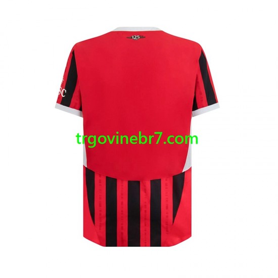Dres AC Milan Domaći 2024-2025 Kratkih Rukava - Muški