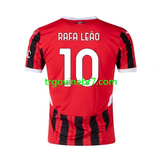 Dres AC Milan RAFA LEAO 10 Domaći 2024-2025 Kratkih Rukava - Muški