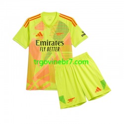 Golmanski Dres - Dres Arsenal Domaći 2024-2025 Kratkih Rukava - Dječji