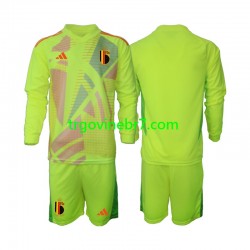 Golmanski Dres - Dres Belgija Gostujući Euro 2024 Dugim Rukavima - Dječji Golmanski Dres - Dres Belgija Gostujući Euro 2024 Dugim Rukavima - Dječji