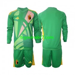 Golmanski Dres - Dres Belgija Treći Euro 2024 Dugim Rukavima - Dječji Golmanski Dres - Dres Belgija Treći Euro 2024 Dugim Rukavima - Dječji