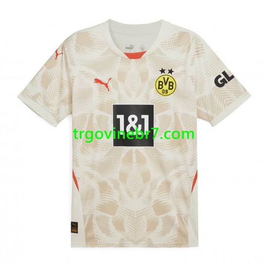 Golmanski Dres - Dres Borussia Dortmund Gostujući 2024-2025 Kratkih Rukava - Muški