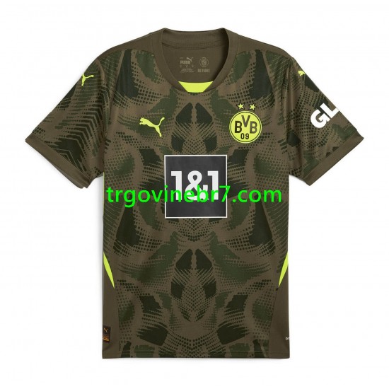Golmanski Dres - Dres Borussia Dortmund Domaći 2024-2025 Kratkih Rukava - Muški
