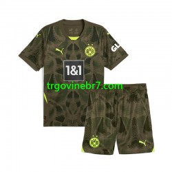Golmanski Dres - Dres Borussia Dortmund Domaći 2024-2025 Kratkih Rukava - Dječji Golmanski Dres - Dres Borussia Dortmund Domaći 2024-2025 Kratkih Rukava - Dječji