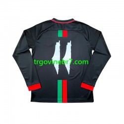 Dres Club Deportivo Palestino Center Stripre Domaći 2024-2025 Dugim Rukavima - Muški