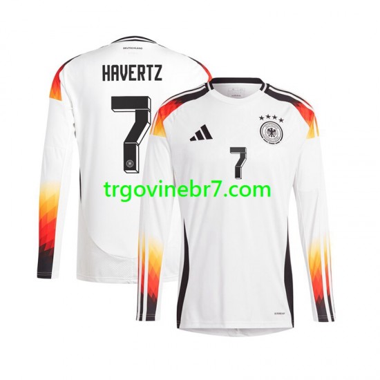 Dres Njemačka Havertz 7 Domaći Euro 2024 Dugim Rukavima - Muški