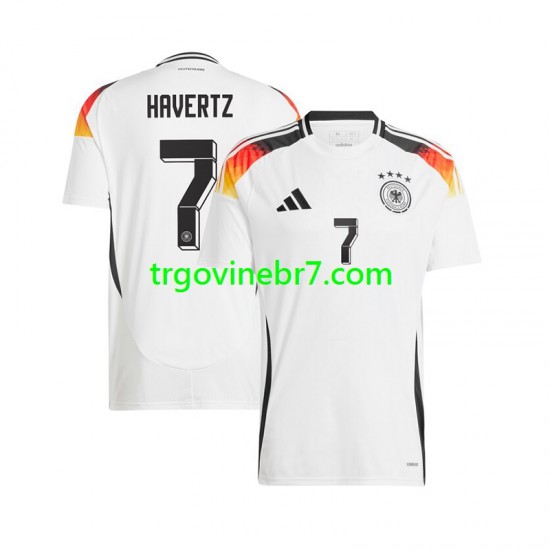 Dres Njemačka Havertz 7 Domaći Euro 2024 Kratkih Rukava - Muški