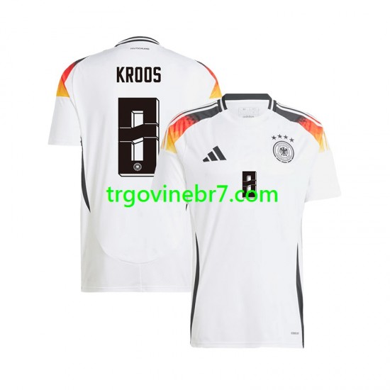 Dres Njemačka Toni Kroos 8 Domaći Euro 2024 Kratkih Rukava - Muški