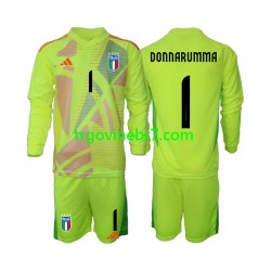 Golmanski Dres - Dres Italija Donnarumma 1 Domaći Euro 2024 Dugim Rukavima - Dječji Golmanski Dres - Dres Italija Donnarumma 1 Domaći Euro 2024 Dugim Rukavima - Dječji