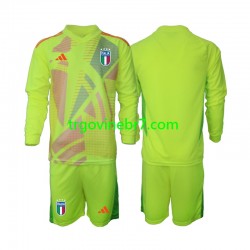 Golmanski Dres - Dres Italija Domaći Euro 2024 Dugim Rukavima - Dječji Golmanski Dres - Dres Italija Domaći Euro 2024 Dugim Rukavima - Dječji