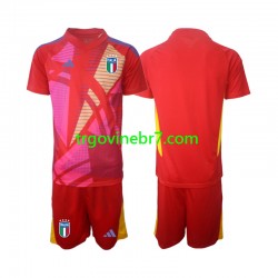 Golmanski Dres - Dres Italija Treći Euro 2024 Kratkih Rukava - Dječji Golmanski Dres - Dres Italija Treći Euro 2024 Kratkih Rukava - Dječji