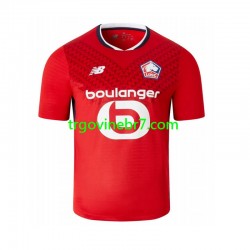 Dres LOSC Lille Domaći 2024-2025 Kratkih Rukava - Muški Dres LOSC Lille Domaći 2024-2025 Kratkih Rukava - Muški