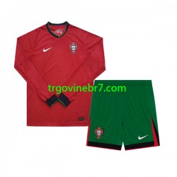 Dres Portugal Domaći Euro 2024 Dugim Rukavima - Dječji Dres Portugal Domaći Euro 2024 Dugim Rukavima - Dječji