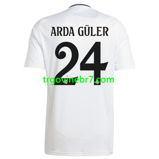 Dres Real Madrid ARDA GULER 24 Domaći 2024-2025 Kratkih Rukava - Muški