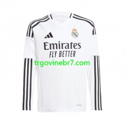 Dres Real Madrid Domaći 2024-2025 Dugim Rukavima - Muški