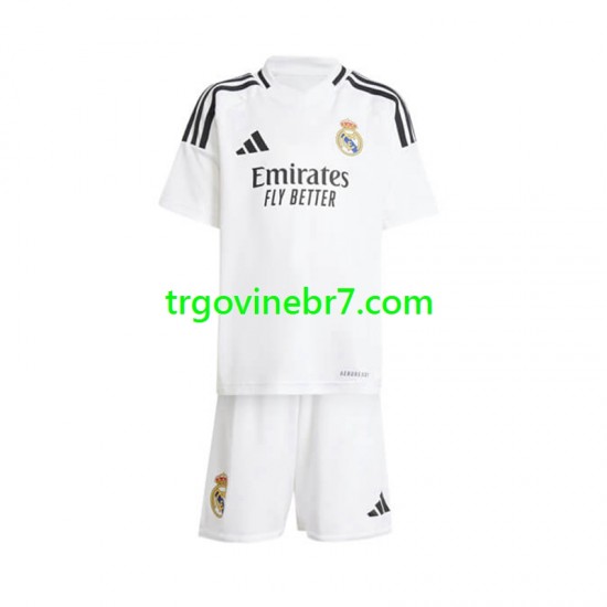 Dres Real Madrid Domaći 2024-2025 Kratkih Rukava - Dječji