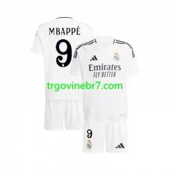 Dres Real Madrid Mbappé Kylian 9 Domaći 2024-2025 Kratkih Rukava - Dječji Dres Real Madrid Mbappé Kylian 9 Domaći 2024-2025 Kratkih Rukava - Dječji