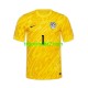 Golmanski Dres - Dres Slovenija Jan Oblak 1 Domaći Euro 2024 Kratkih Rukava - Muški