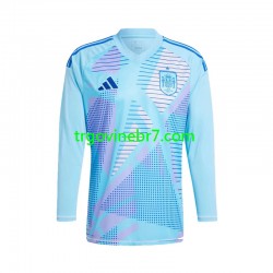 Golmanski Dres - Dres Španjolska Gostujući Euro 2024 Dugim Rukavima - Muški Golmanski Dres - Dres Španjolska Gostujući Euro 2024 Dugim Rukavima - Muški